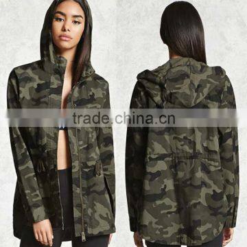 Western Jackets Women's Store Lightweight Hooded Style Zipper Camo Print Jacket Plus Size Women Jacket Model xxxl