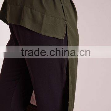 Tops for Women 2016 Plus Size Cap Sleeve Fancy Chiffon Tops HST3801 photo-5