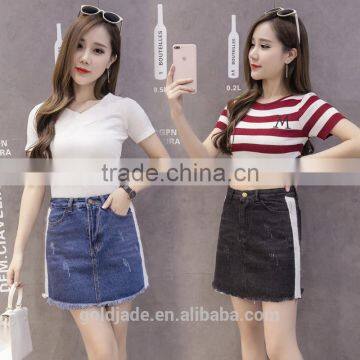 Wholesale Denim Skirts Women High Quality Denim Skirts