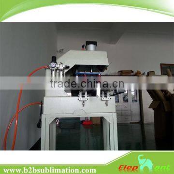 Pneumatic Semi-auto Double Station Heat Press Printing Pyrograph Machine
