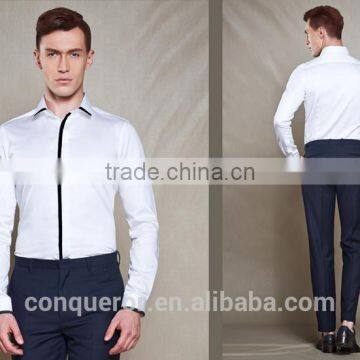 New Design Made to Measure Cotton Slim Men Shirt BSZ097 photo-2