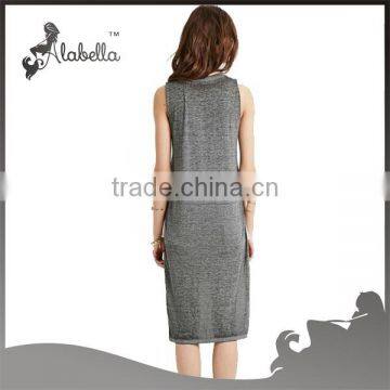 Casual Dress T-shirt Dress for Women Wholsale Fitness Clothing photo-3