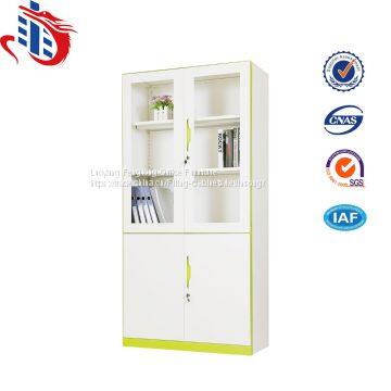 Office display cupboard designs metal storage cabinets with glass door