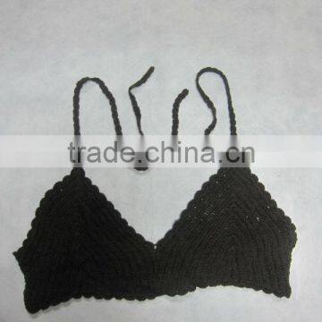 crochet bikini swimwear top