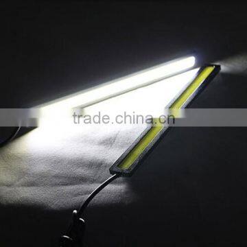 New Ultra-thin High-brightness LED Daytime Running Lights Waterproof Power Cars Running Lights White Yellow photo-5