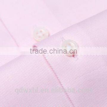 Bespoke Mens Business Dress Shirts Of Pink Color photo-2