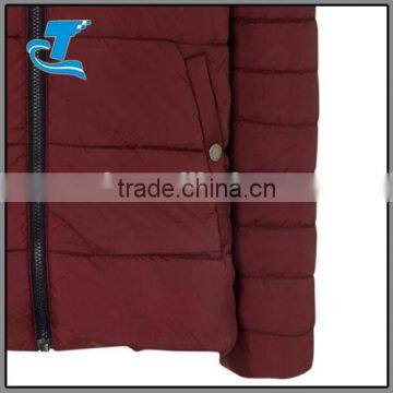 Men Winter Padded Nylon Jacket With Hood photo-5