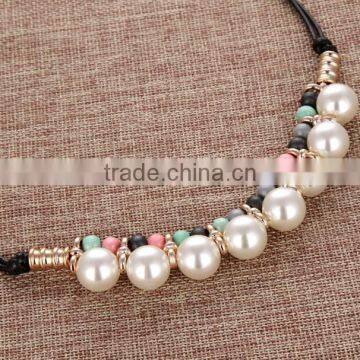 Zm35072a Beautiful Model Women Fashion Faux Pearl Necklace photo-2