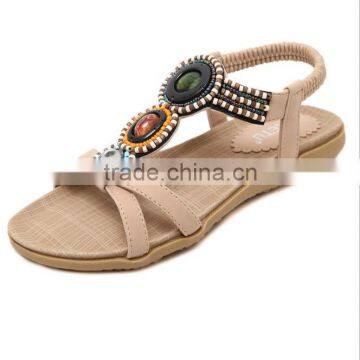 Zm50191b Plus Size Lady Shoes Breathe Falt Women Sandal photo-3