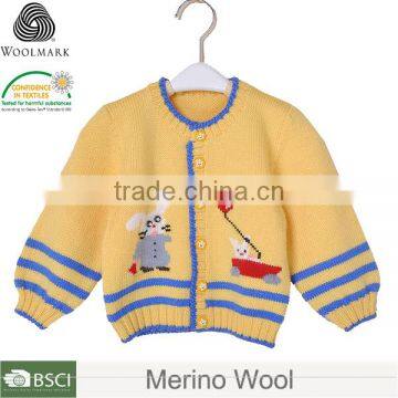 Knitted new design baby cardigan sweater