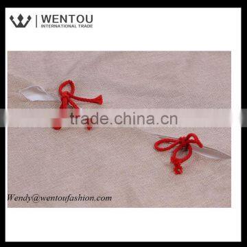 Wholesale Red Burlap Santa Tree Skirt photo-4