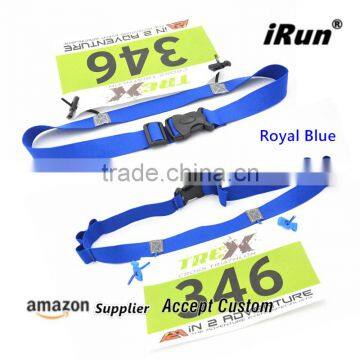 Reflective Elasticated Race Number Belt Adjustable Running Outdoor Bibs Holder Belt - Amazon/eBay Supplier - Manufacturer photo-2