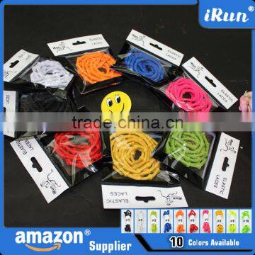 No Tie Training Shoe Laces Elastic Triathlon Running Lock Knot White Stretchy~Easy Laces No Tie Shoe Laces~Accept Custom photo-6