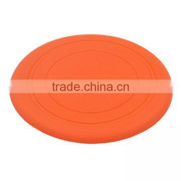 Pet Dog Puppy Safe Exercise Silicone Flying Disc with eco-friendly material