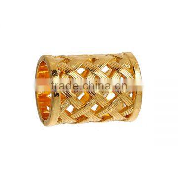 Wholesale Cylinder Gold Plated Zinc Based Alloy Bails For Scarves photo-3