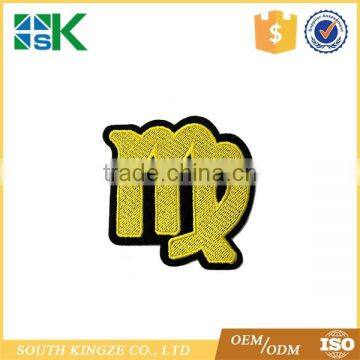 12 Constellation Badge Embroidery Patch Gold Badge Patch Retro Constellation Patch photo-2