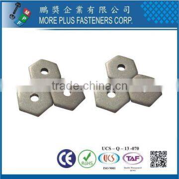 Taiwan Stainless Steel 18-8 Copper Brass Aluminum Square Washer Square Plate Washers Square Hole Washer photo-5