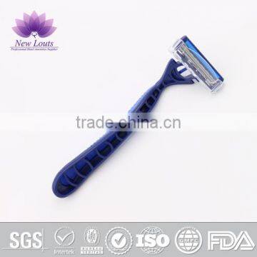 Disposable twin blade razor for hotel bath as blade razor