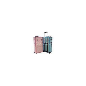 Zebra Lightweight Aluminum Makeup Cases With Straps And Trolley System