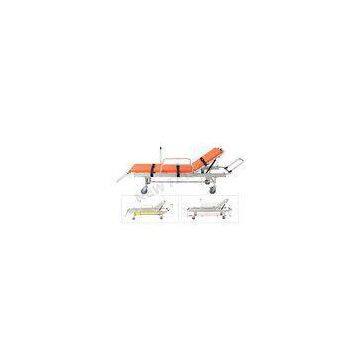 Medical Aluminum Rescue Patients Ambulance Stretcher Folding Stretcher With Wheels