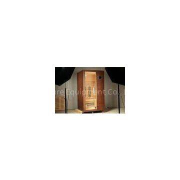 Health Benefit Far Infrared Sauna Room 1300W With Clear Tempered Glass For One Person