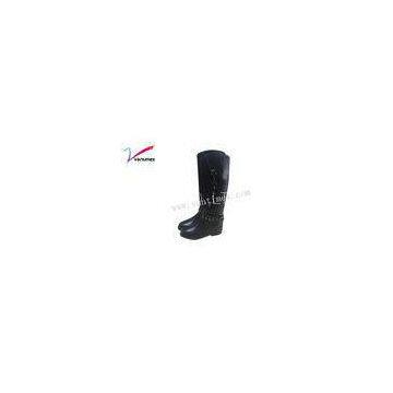 Non slip Rubber fashionable rain boots with 35 - 42 size EVA Insole