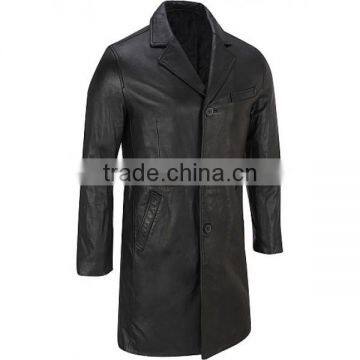 High Quality Men leather coat