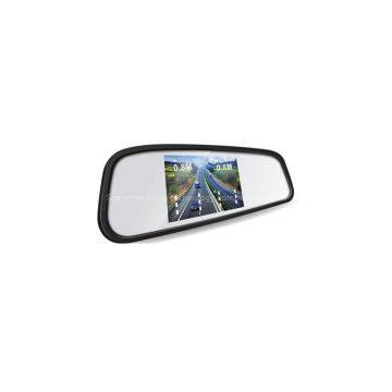 4.3\'\' Car Rear View LCD Monitor Clipped on the Rearview Mirror