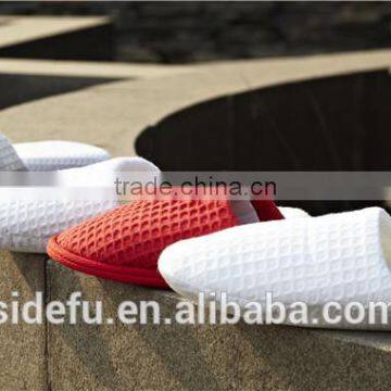 Personalized Closed Toe Disposable Hotel Waffle Slipper photo-6