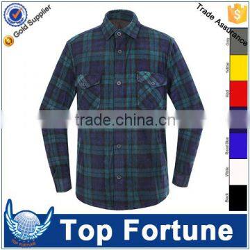 polyester flannel Polar Fleece Shirt,100% polyester mens polar fleece shirt