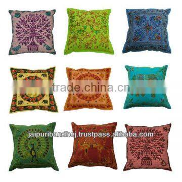 Indian Hand made Cotton Cushion Cover