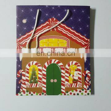 Custom musical shopping made printed craft different types of paper bags with led light