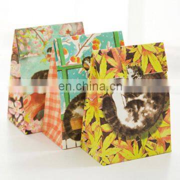 Lovely Cat Paper bag Home Decor Birthday Party Gift Bag Creative Paper Bag