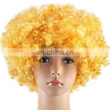 Fashion style yellow front lace synthetic wig for sale FW2006