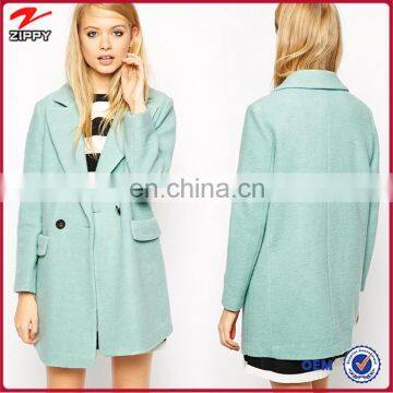 Long fashion wool coat, turkish women coats lady coats