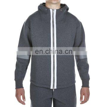 mens zipper grey sports track suit