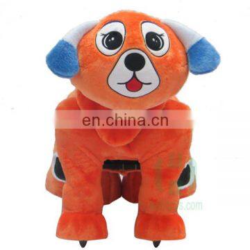 Hot Sale Electric Animal Scooter Adult Ride on Toys With Wheel Plush Wrinkled Dog Animal Toy photo-2