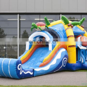 Kids and adult jumping castles inflatable floating water slide