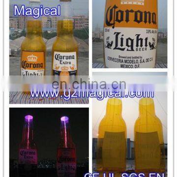 Lighting Inflatable beer bottle model