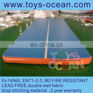 20 cm inflatable air tumble track ,inflatable air track factory,outdoor tumble track