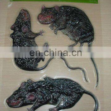 Halloween Mouse 3D Plastic Window Sticker