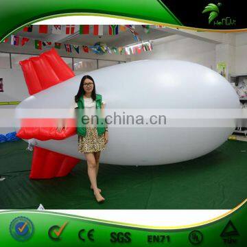 Adevrtising Flying Inflatable Zeppelin Helium Balloon / Airship Zeppelin Shape Balloon