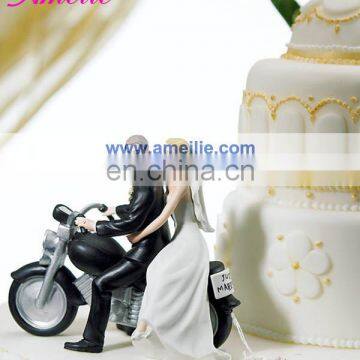 A07399 Bride Groom Resin Chinese Wedding Cake Topper