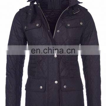 wholesale quilted jackets - Mens Padded Diamond Quilted Coat