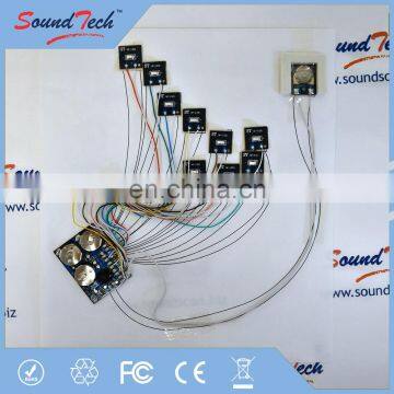 Logic ICs Type Programmed Sound Module and Fiber Optics for Magainze Insert photo-3