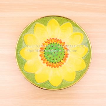 Factory direct wholesale Sunflower plastic plates