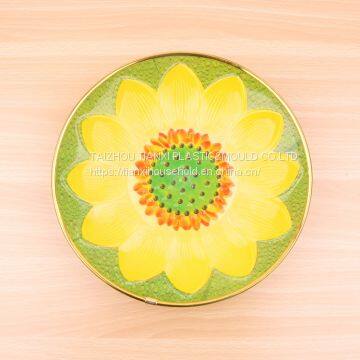 Factory Direct Wholesale Sunflower Plastic Plates