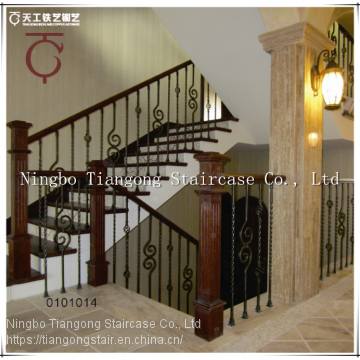 Durable Wrought Iron Stair Balustrade