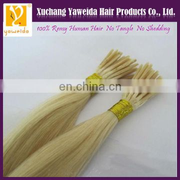 high quality i tip 100% indian remy hair extensions wholesale factory price