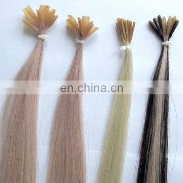 High Quality Pre-bonded hair extension, Keratin hair extension remy human hair extensions